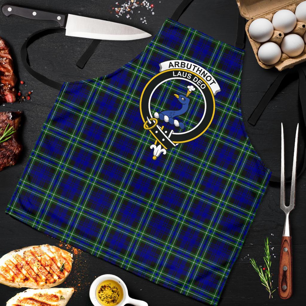 Arbuthnot Modern Tartan Clan Crest Apron