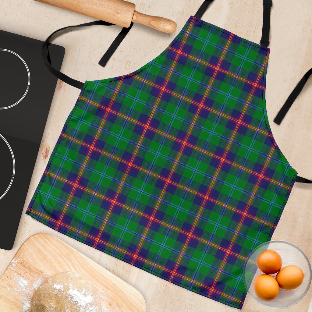 Young Modern Tartan Clan Apron