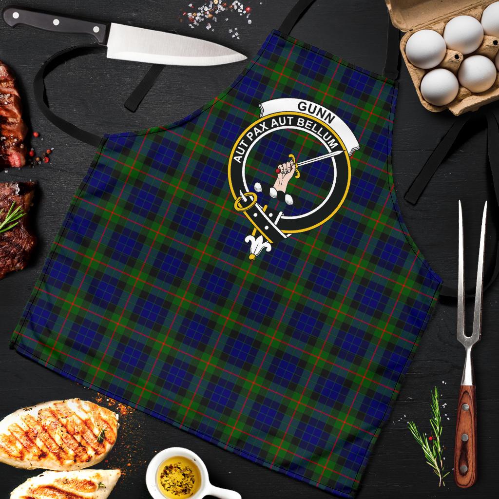 Gunn Modern Tartan Clan Crest Apron