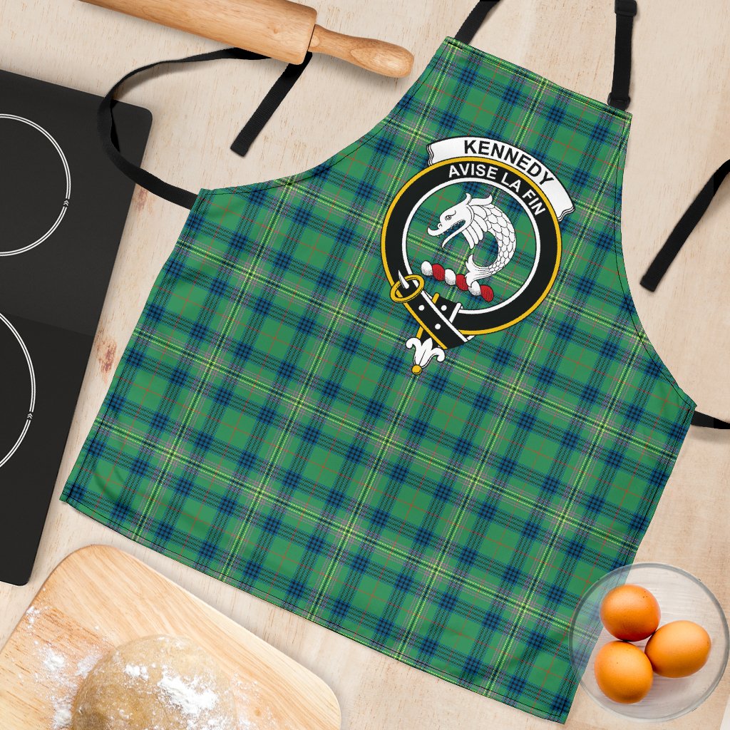 Kennedy Ancient Tartan Clan Crest Apron