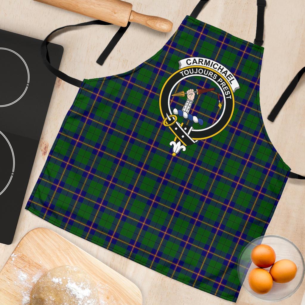 Carmichael Modern Tartan Clan Crest Apron