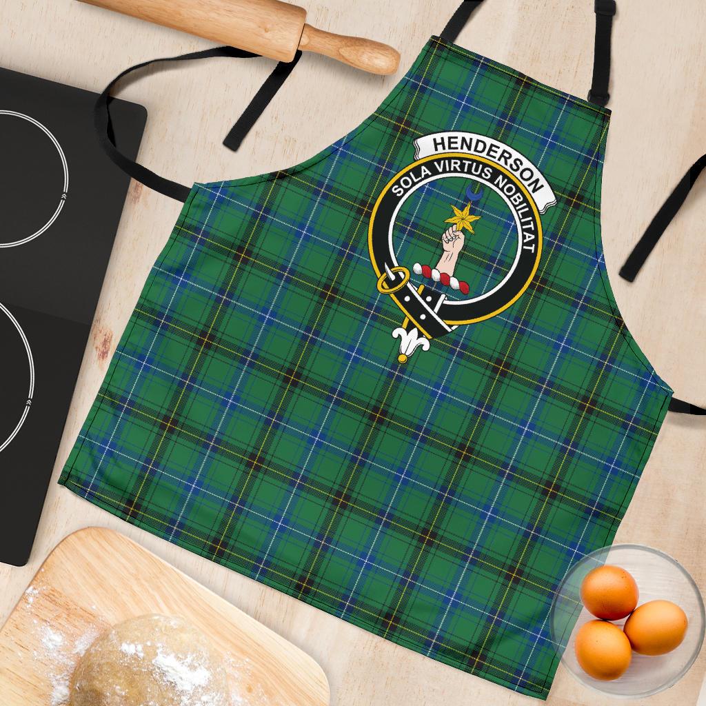 Henderson Ancient Tartan Clan Crest Apron