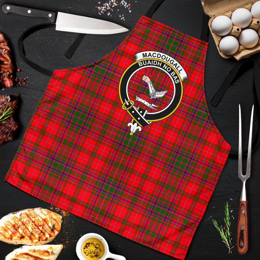 MacDougall Modern Tartan Clan Crest Apron