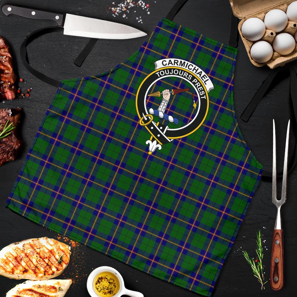 Carmichael Modern Tartan Clan Crest Apron