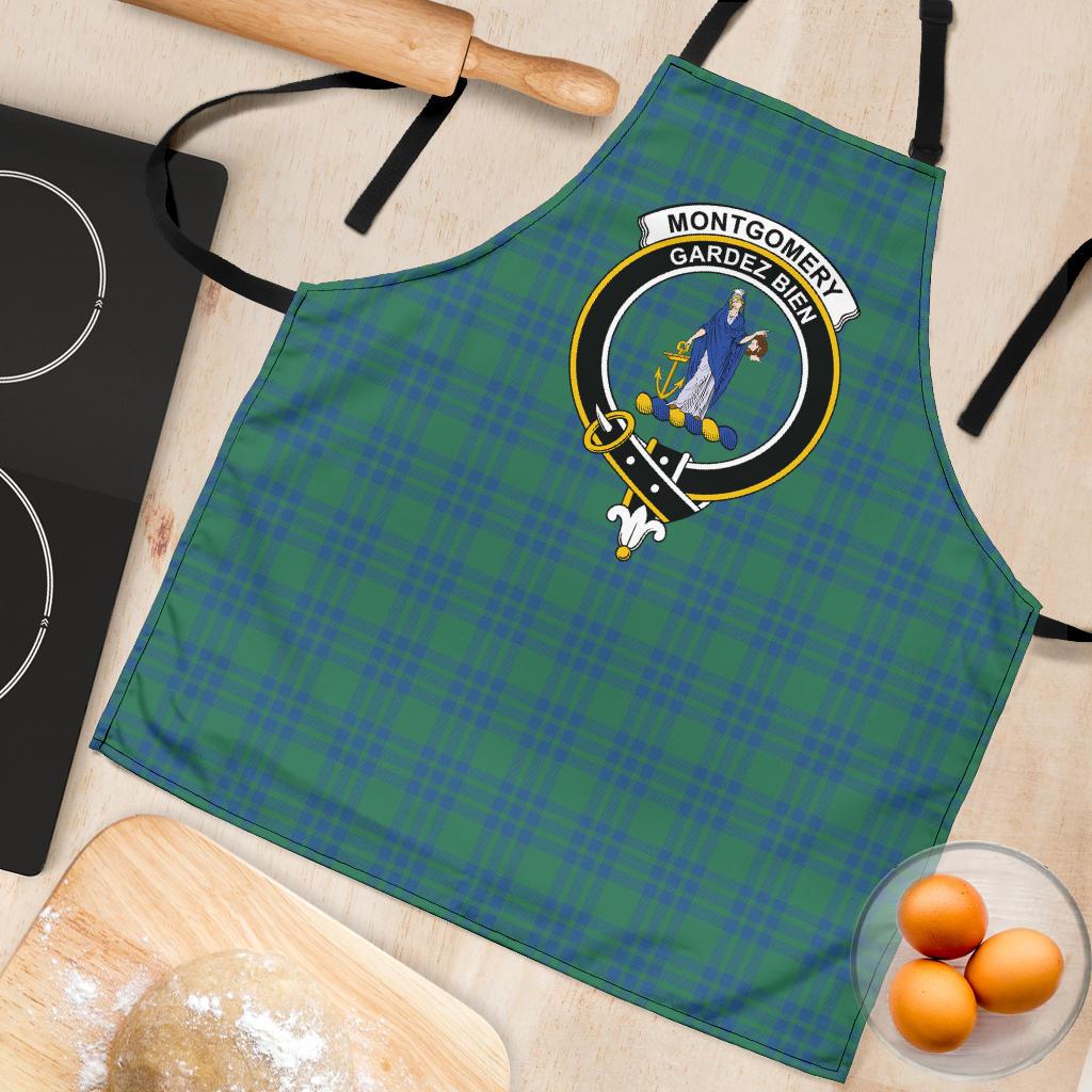 Montgomery Ancient Tartan Clan Crest Apron