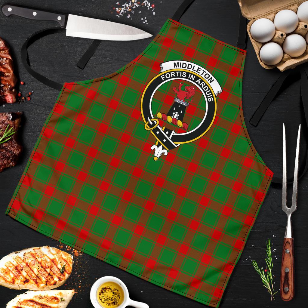 Middleton Modern Tartan Clan Crest Apron