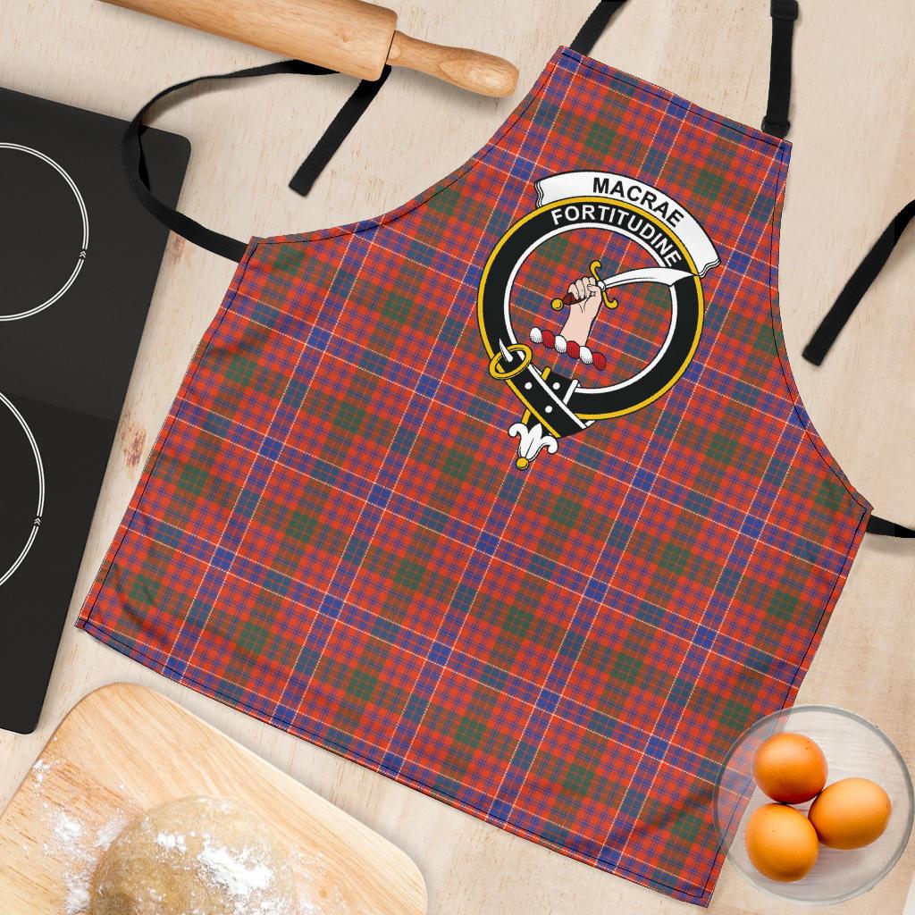 MacRae Ancient Tartan Clan Crest Apron