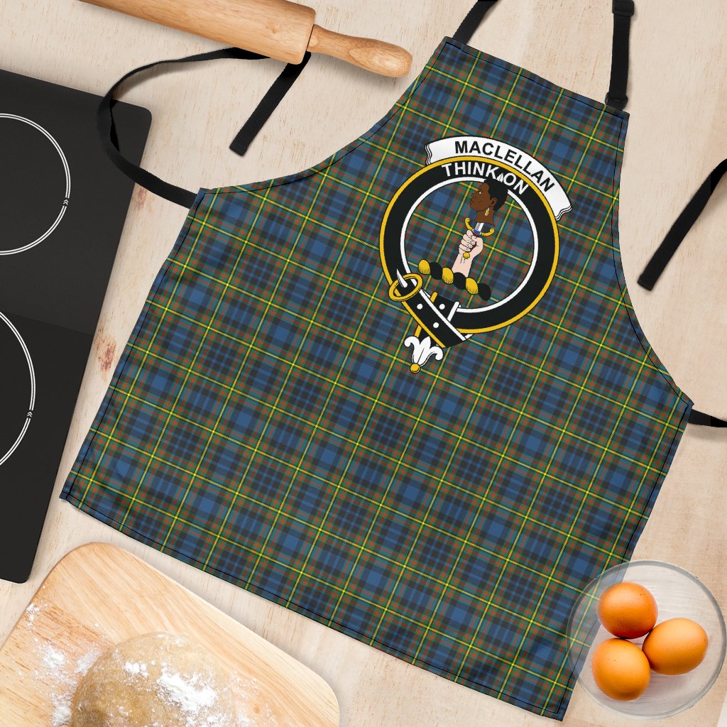 MacLellan Ancient Tartan Clan Crest Apron