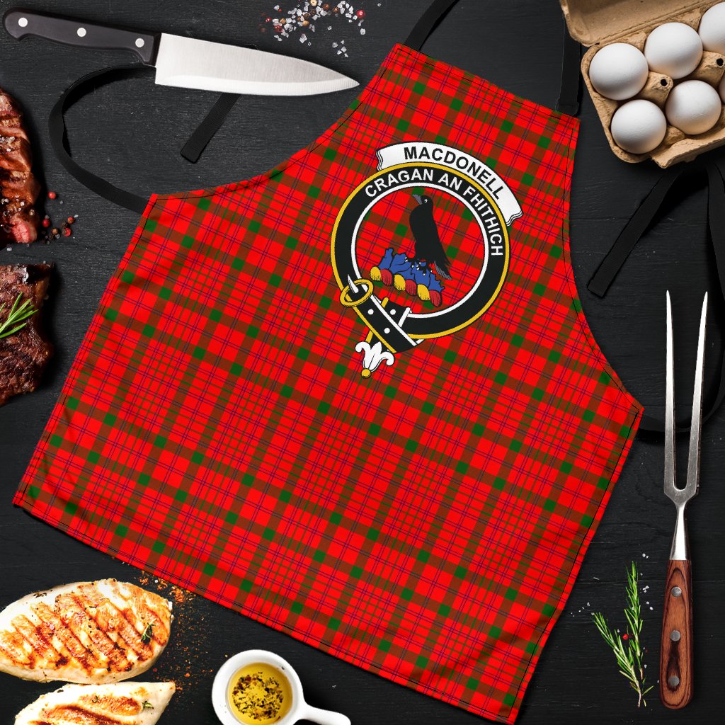 MacDonnell of Keppoch Modern Tartan Clan Crest Apron