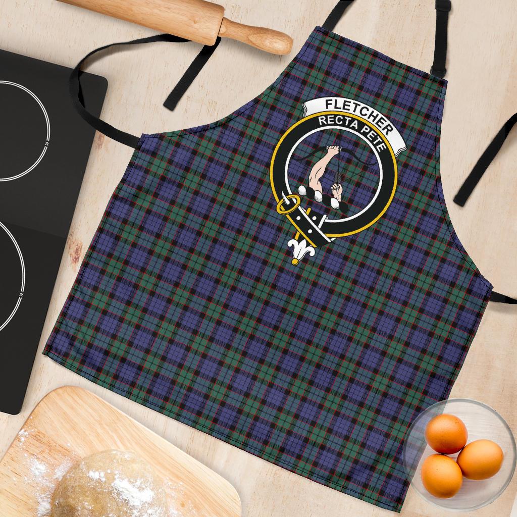 Fletcher Modern Tartan Clan Crest Apron