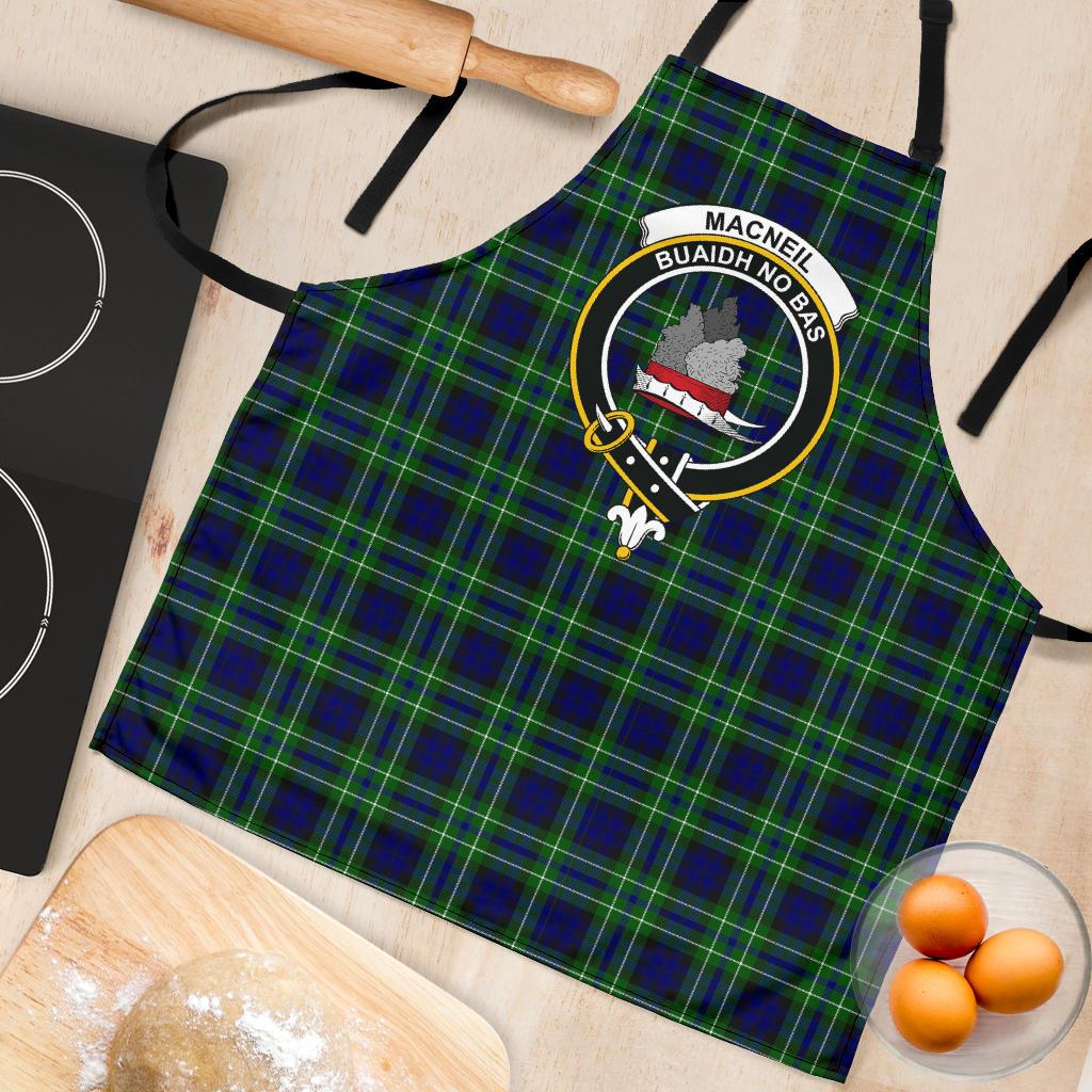 MacNeil of Colonsay Modern Tartan Clan Crest Apron