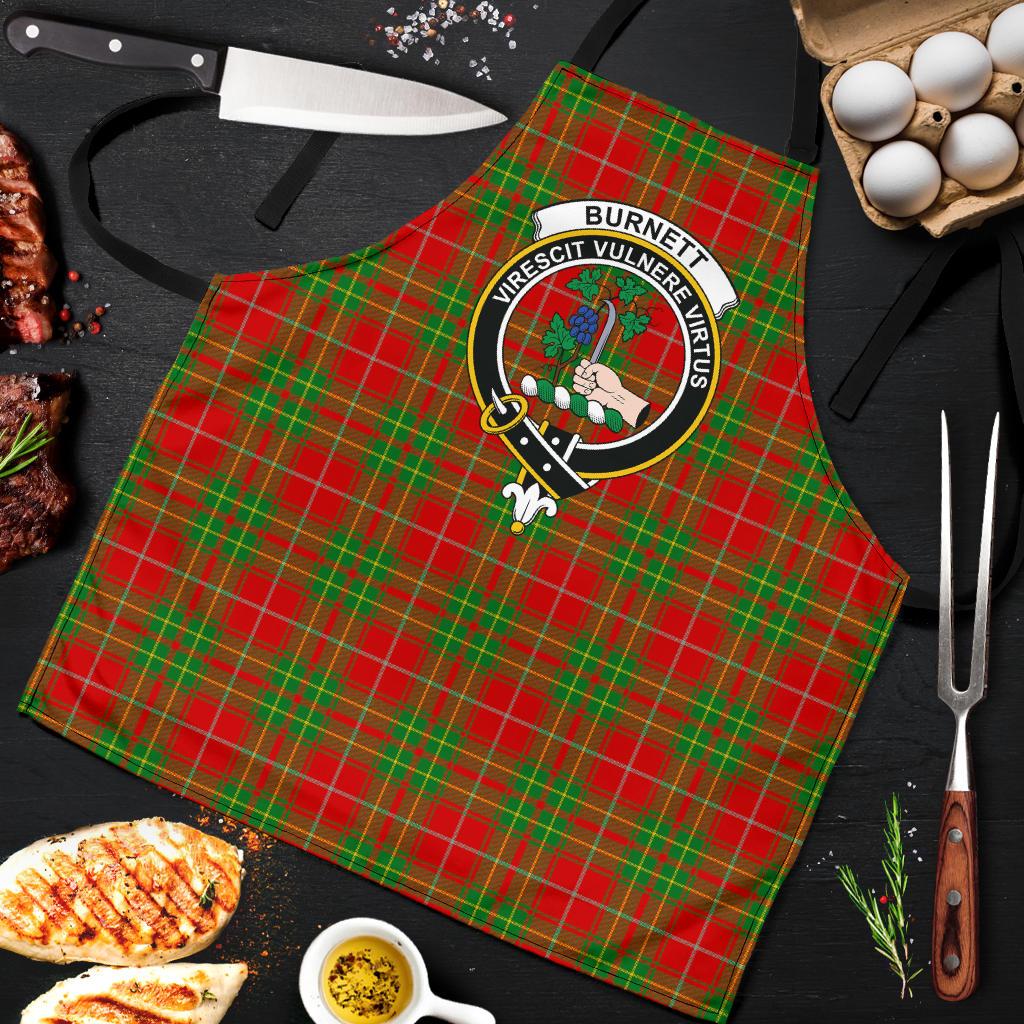 Burnett Ancient Tartan Clan Crest Apron