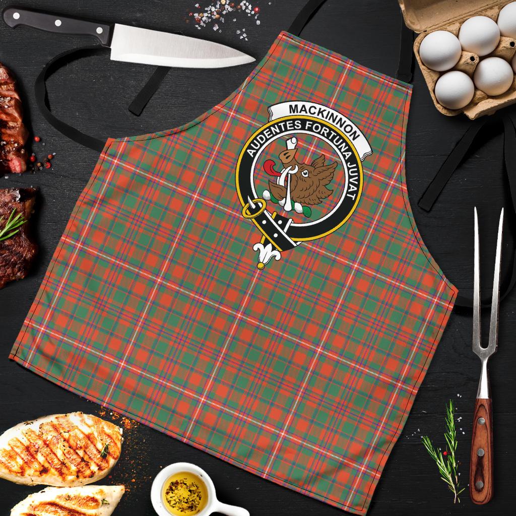 MacKinnon Ancient Tartan Clan Crest Apron