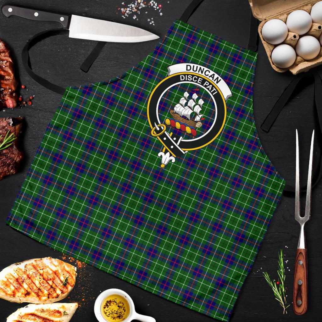 Duncan Modern Tartan Clan Crest Apron