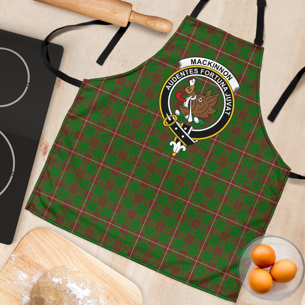 MacKinnon Hunting Modern Tartan Clan Crest Apron