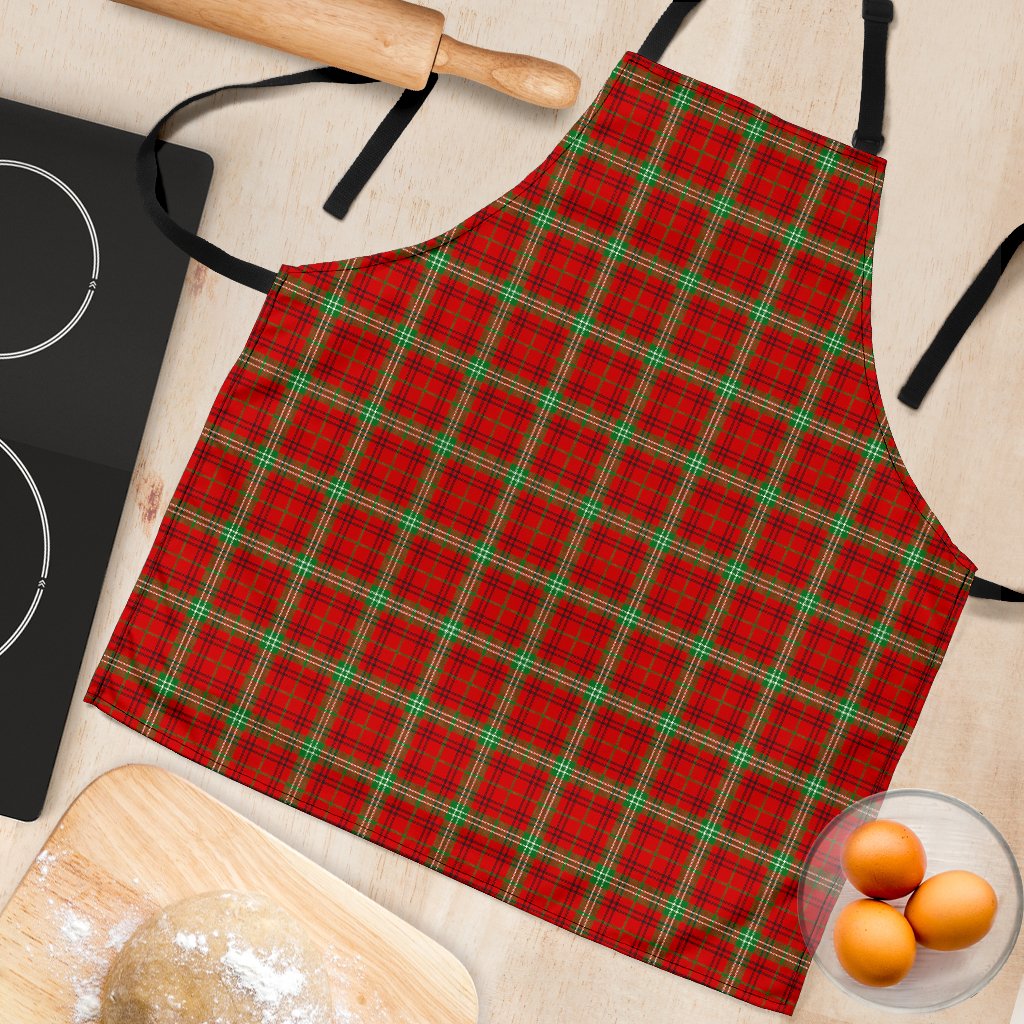 Morrison Red Modern Tartan Clan Apron