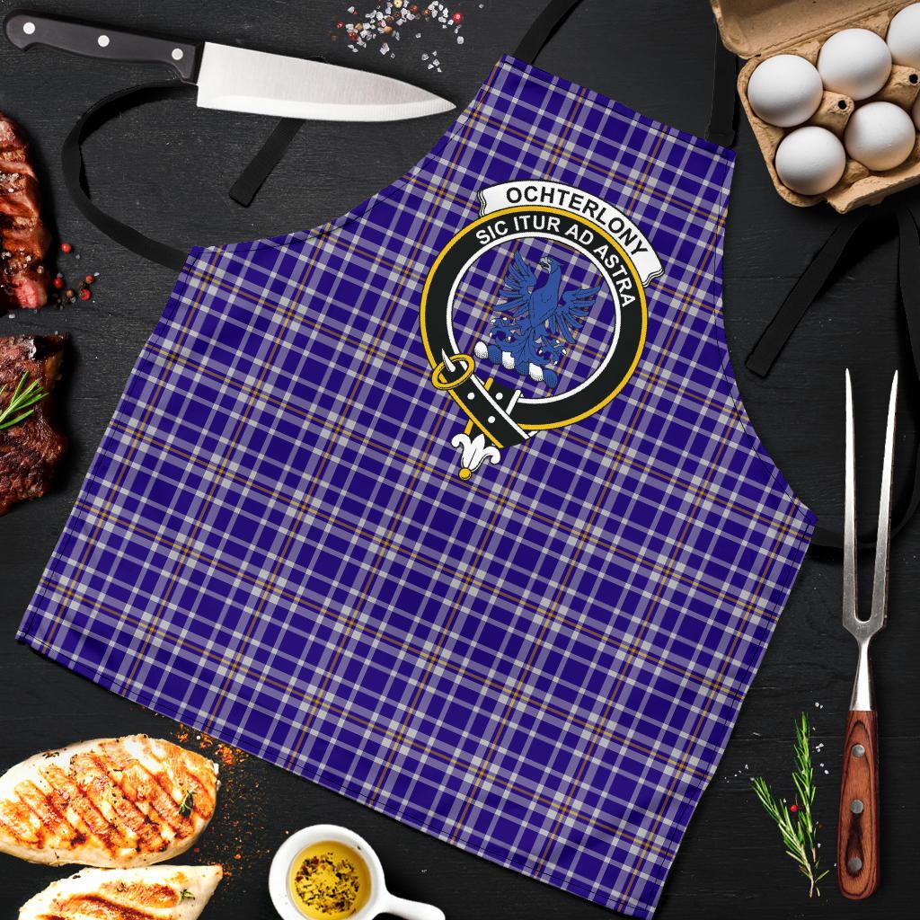 Ochterlony Tartan Clan Crest Apron