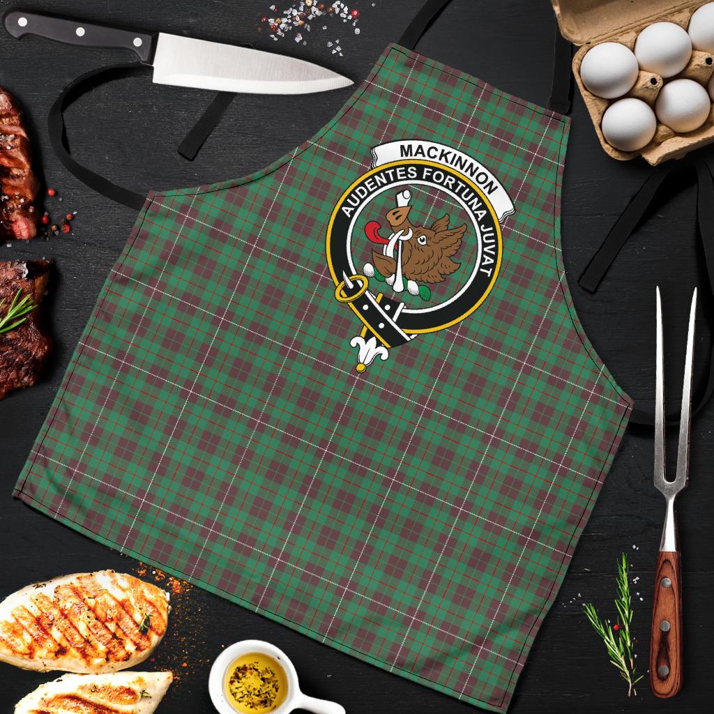 MacKinnon Hunting Ancient Tartan Clan Crest Apron