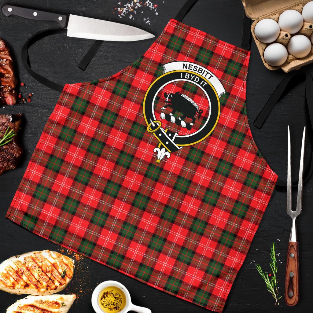 Nesbitt Modern Tartan Clan Crest Apron