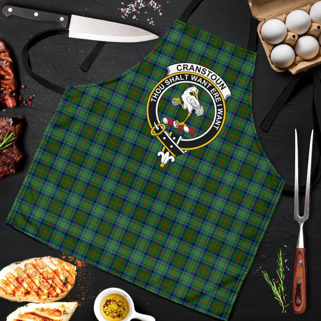 Cranstoun Tartan Clan Crest Apron