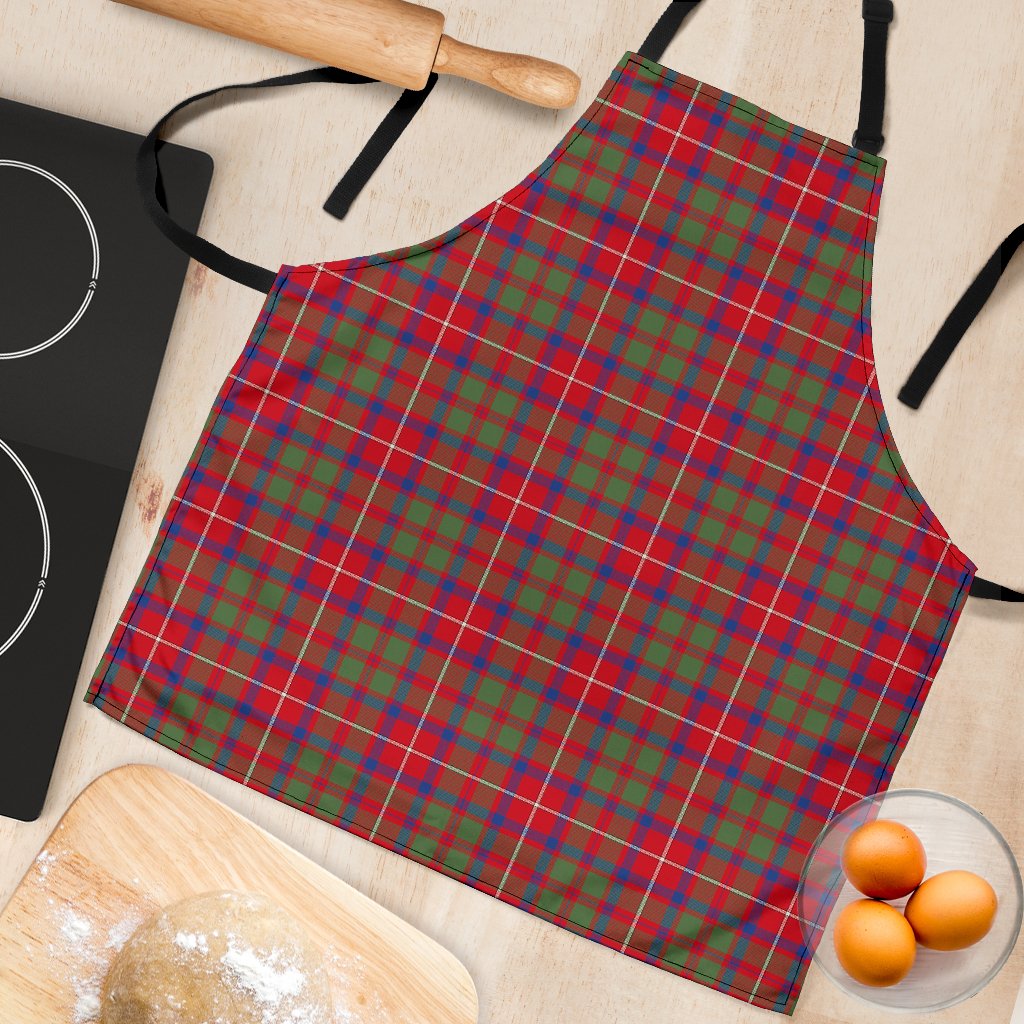 Shaw Red Modern Tartan Apron