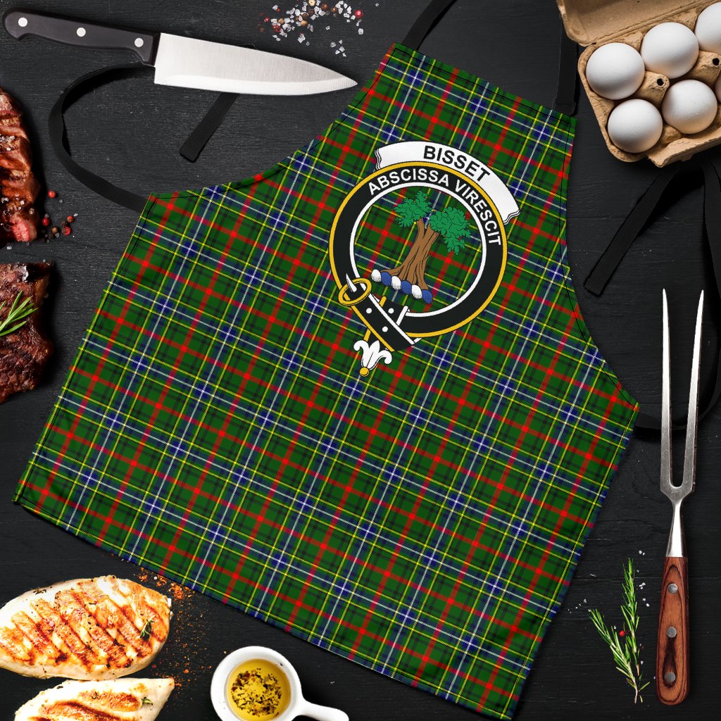 Bisset Tartan Clan Crest Apron