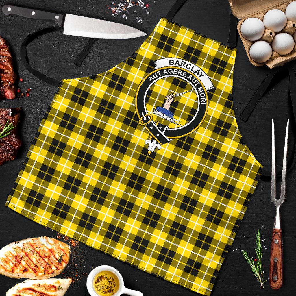 Barclay Dress Modern Tartan Clan Crest Apron