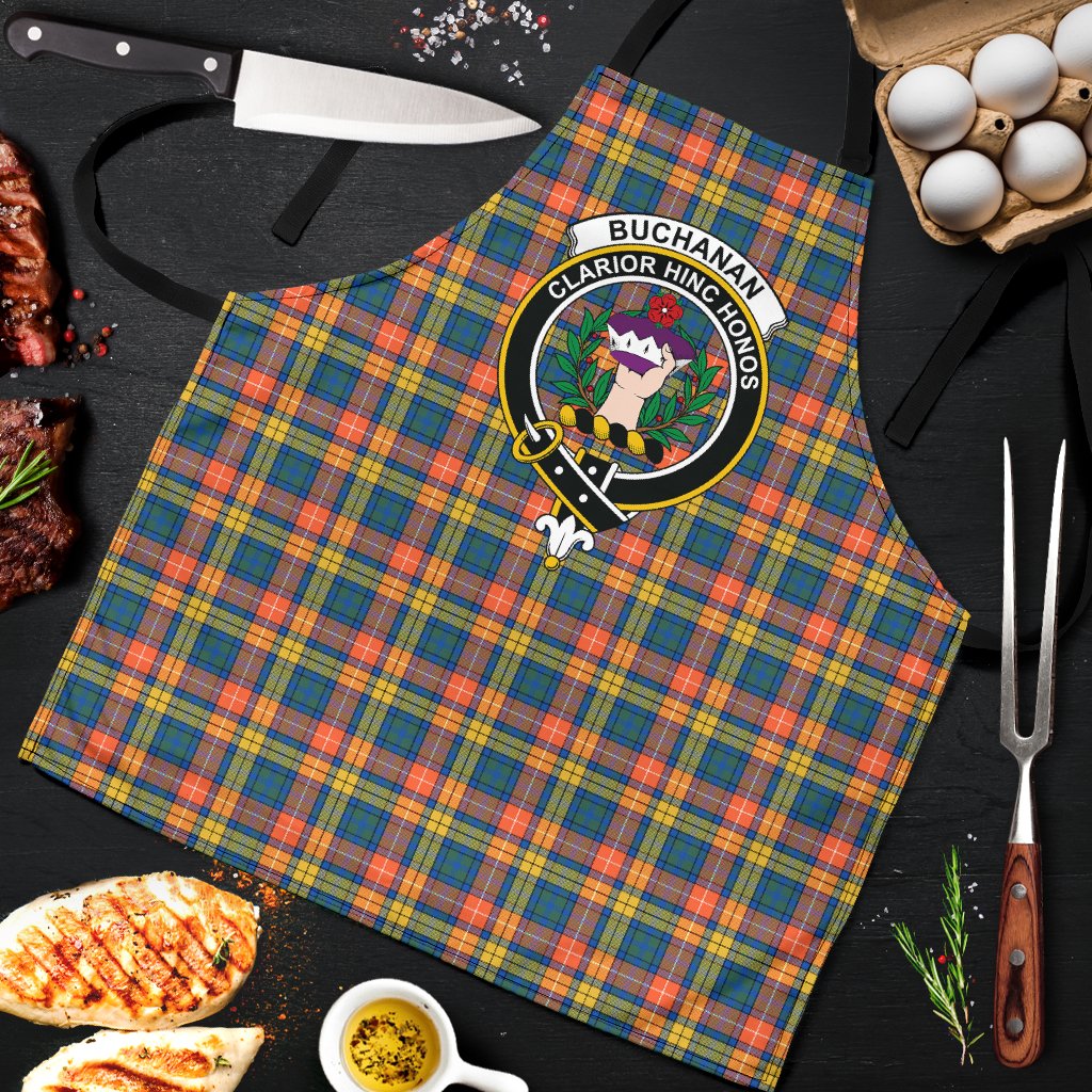 Buchanan Ancient Tartan Clan Crest Apron