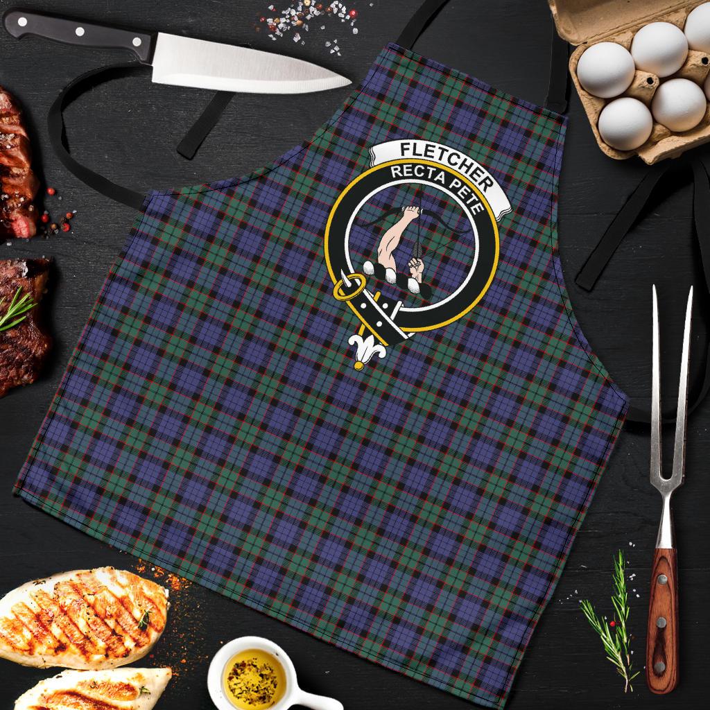 Fletcher Modern Tartan Clan Crest Apron