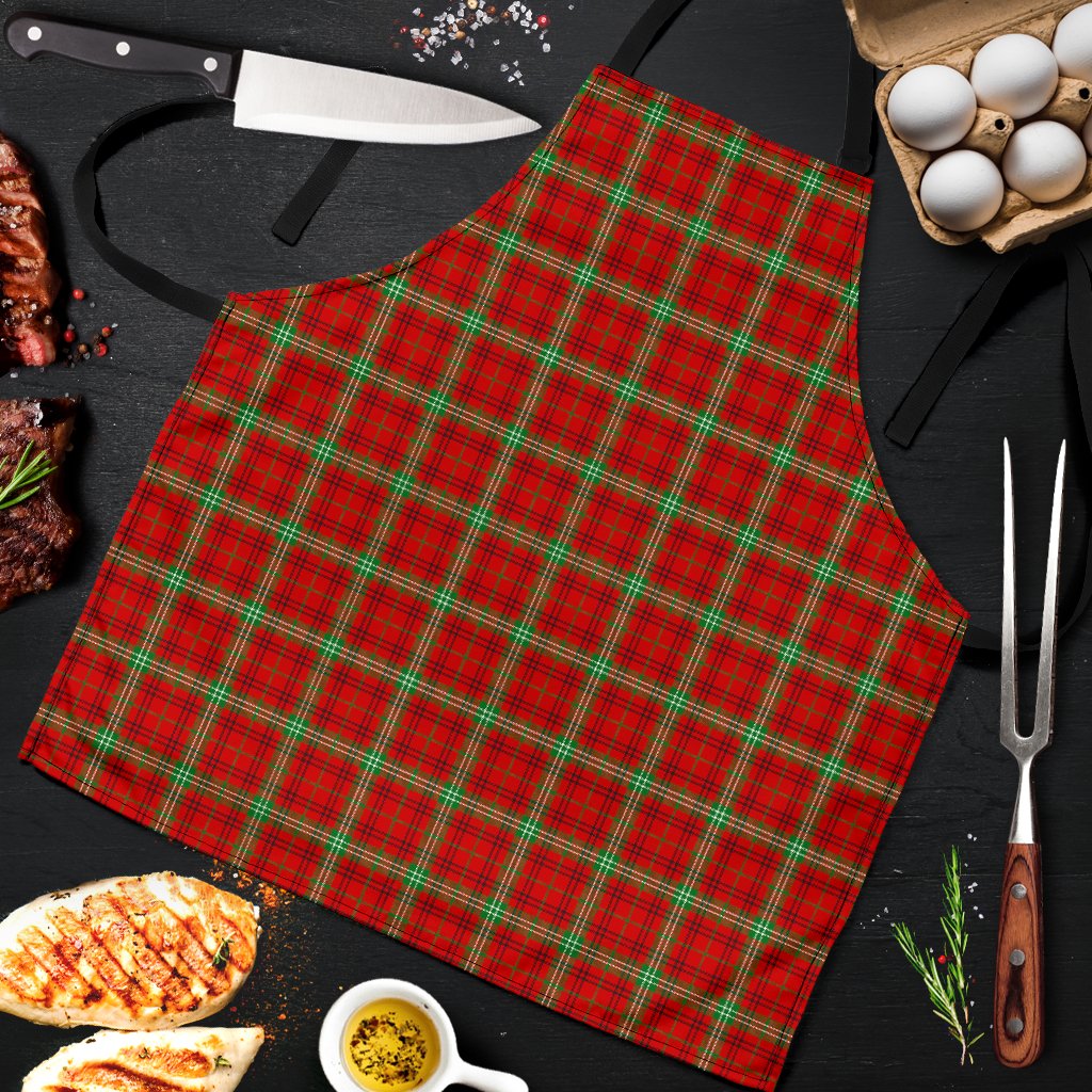 Morrison Red Modern Tartan Clan Apron