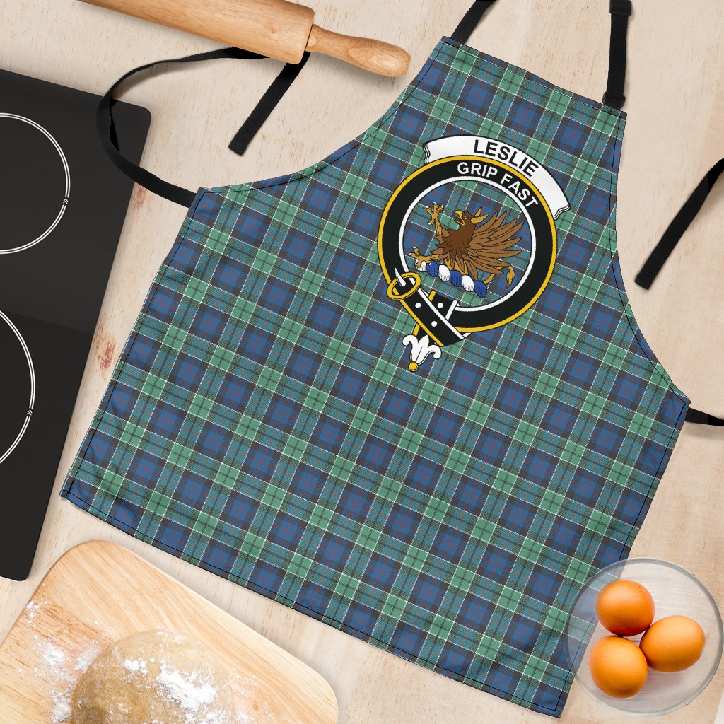 Leslie Hunting Ancient Tartan Clan Crest Apron