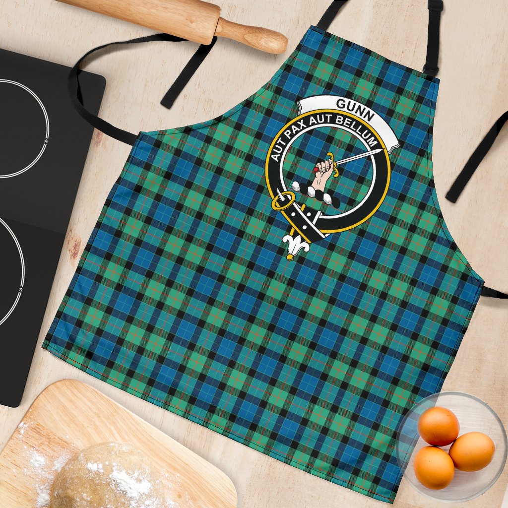 Gunn Ancient Tartan Clan Crest Apron