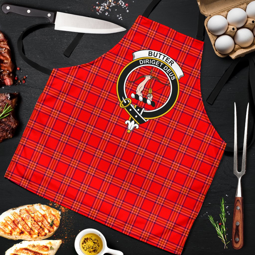 Burnett Modern Tartan Clan Crest Apron