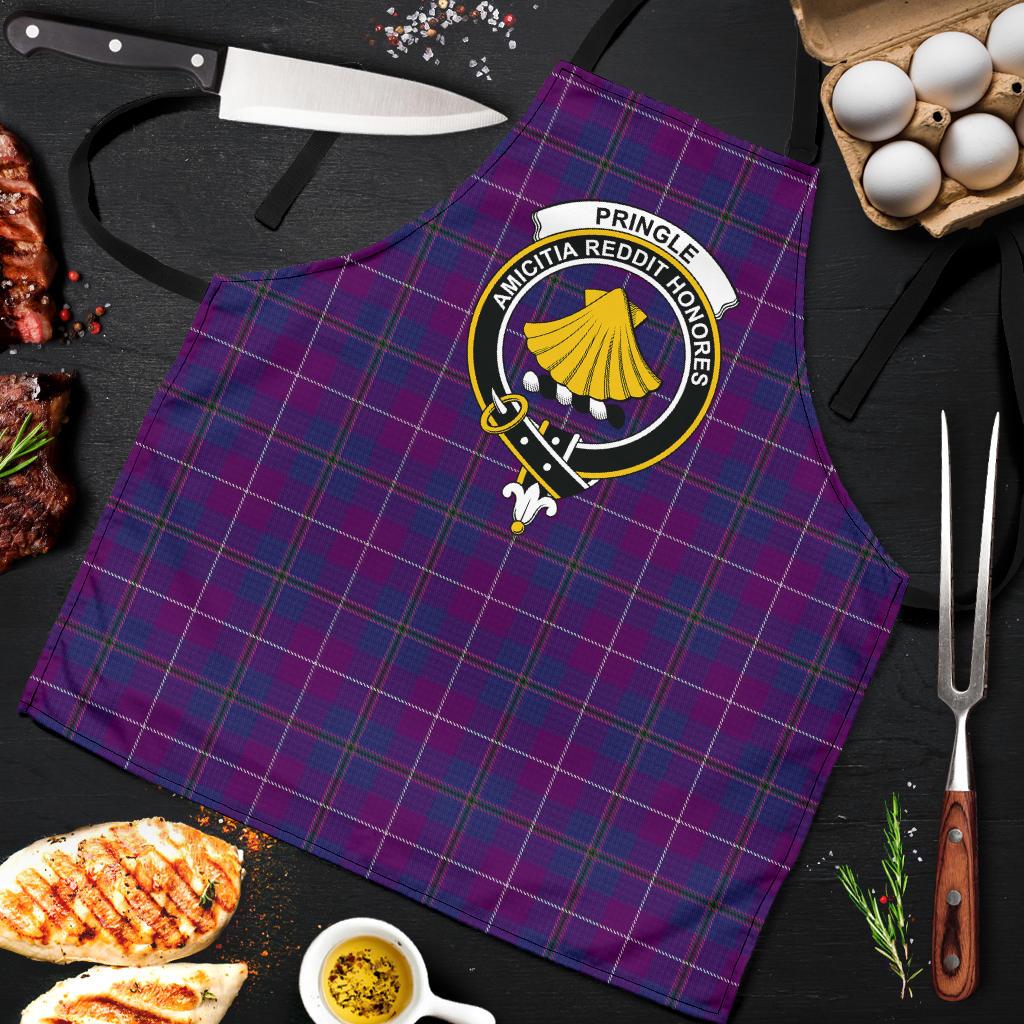 Pride of Glencoe Tartan Clan Crest Apron