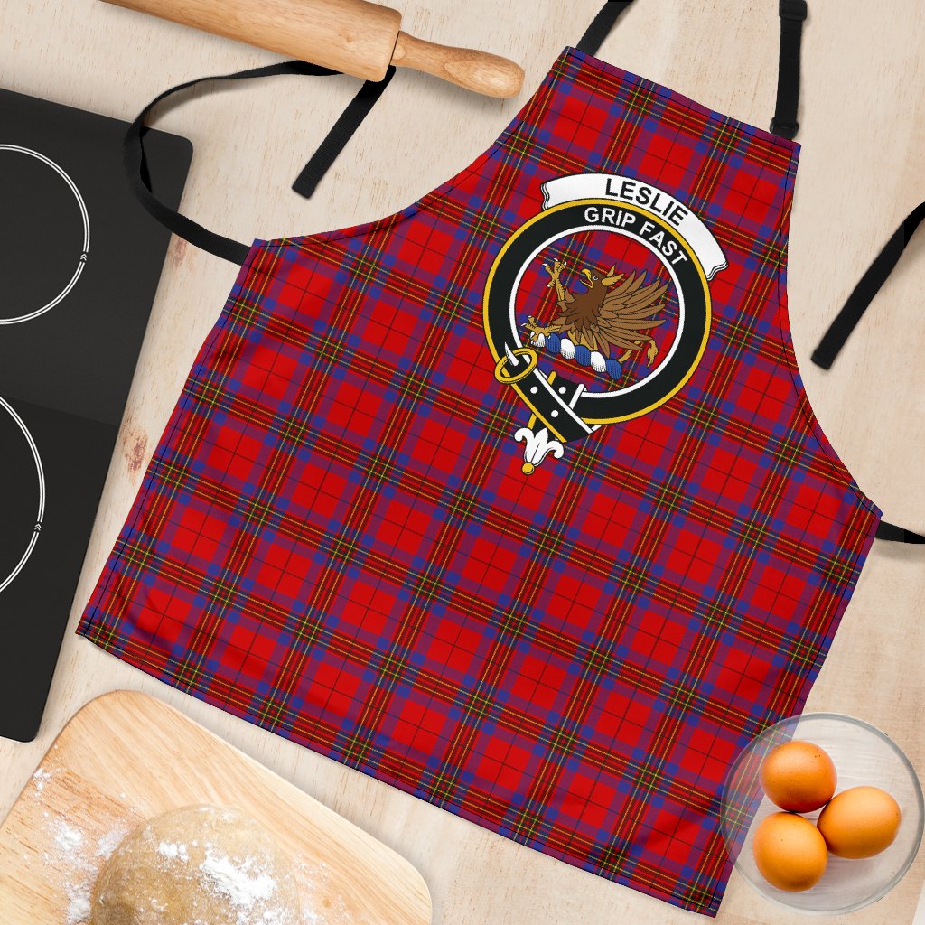 Leslie Modern Tartan Clan Crest Apron