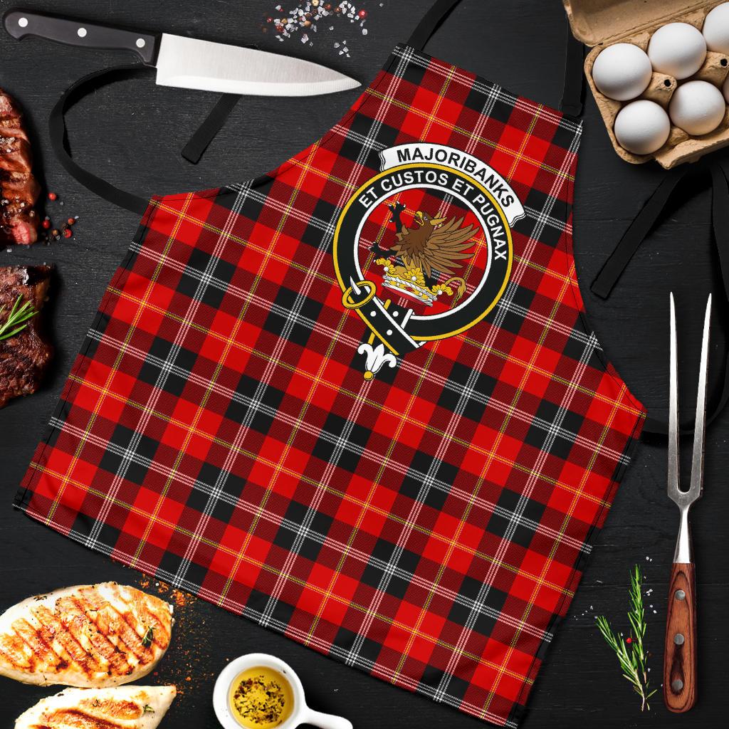 Marjoribanks Tartan Clan Crest Apron