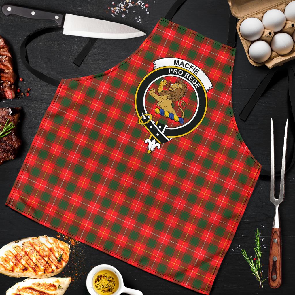 MacFie Tartan Clan Crest Apron