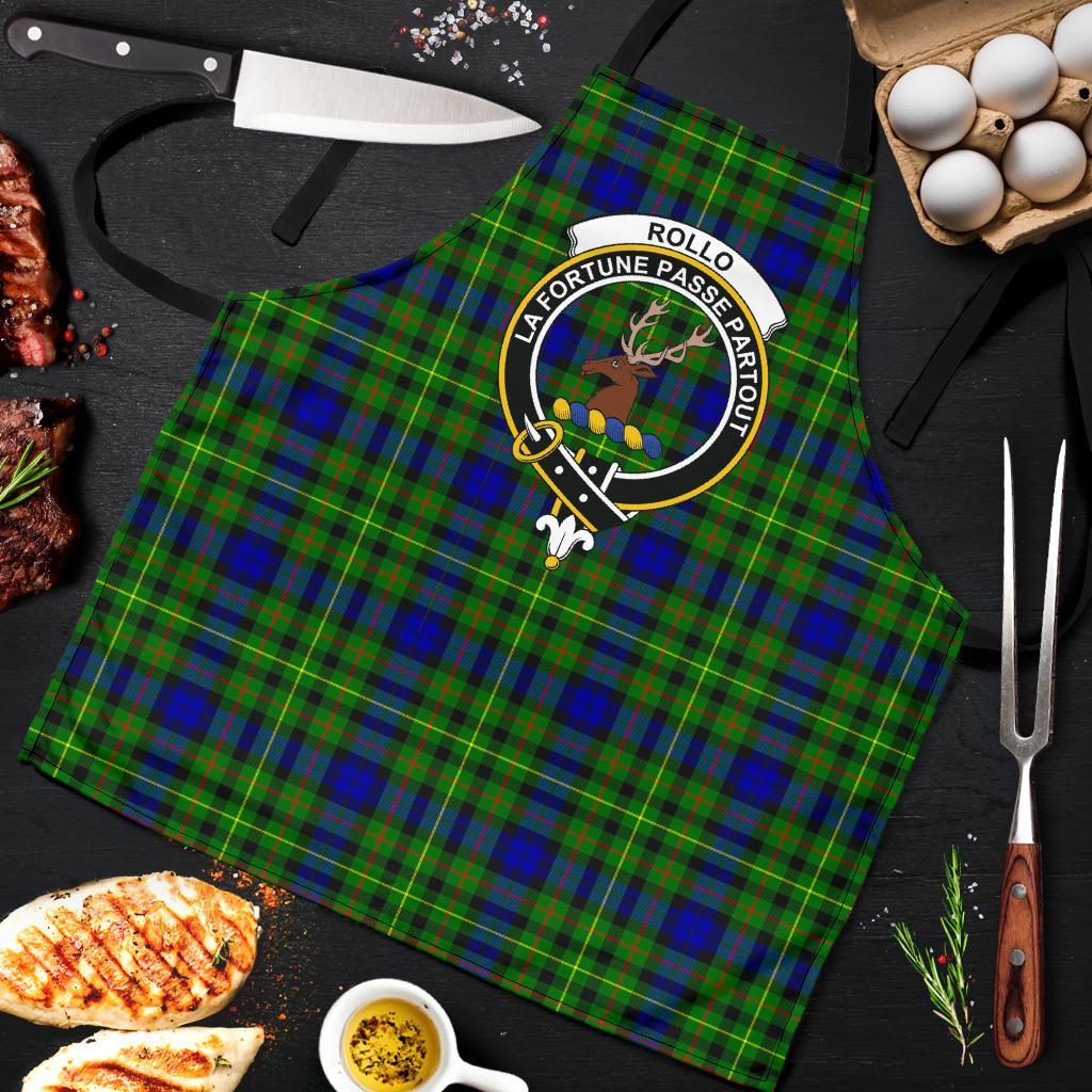 Rollo Modern Tartan Clan Crest Apron