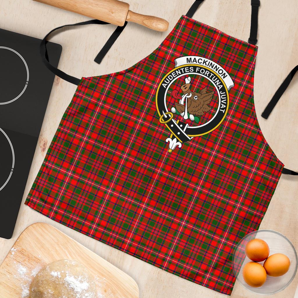 MacKinnon Modern Tartan Clan Crest Apron