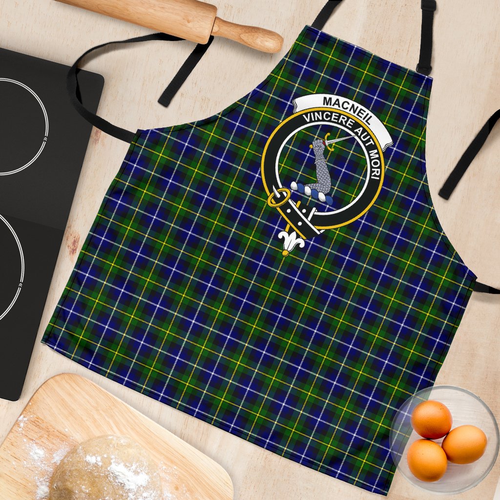 MacNeill of Barra Modern Tartan Clan Crest Apron