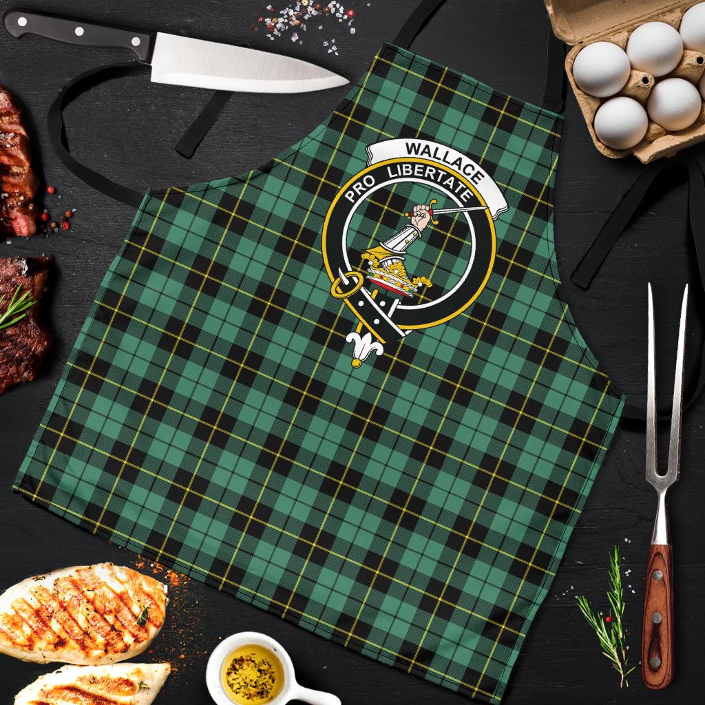 Wallace Hunting Ancient Tartan Clan Crest Apron