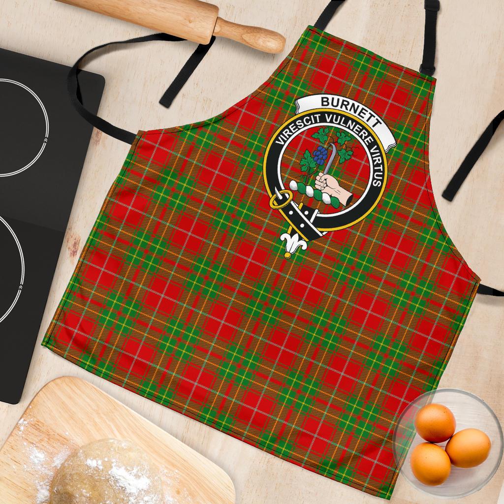 Burnett Ancient Tartan Clan Crest Apron