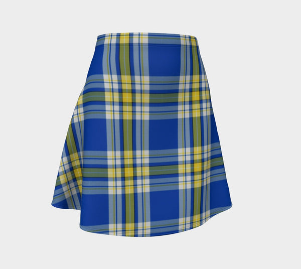 Ukraine Forever Tartan Classic Flared Skirt