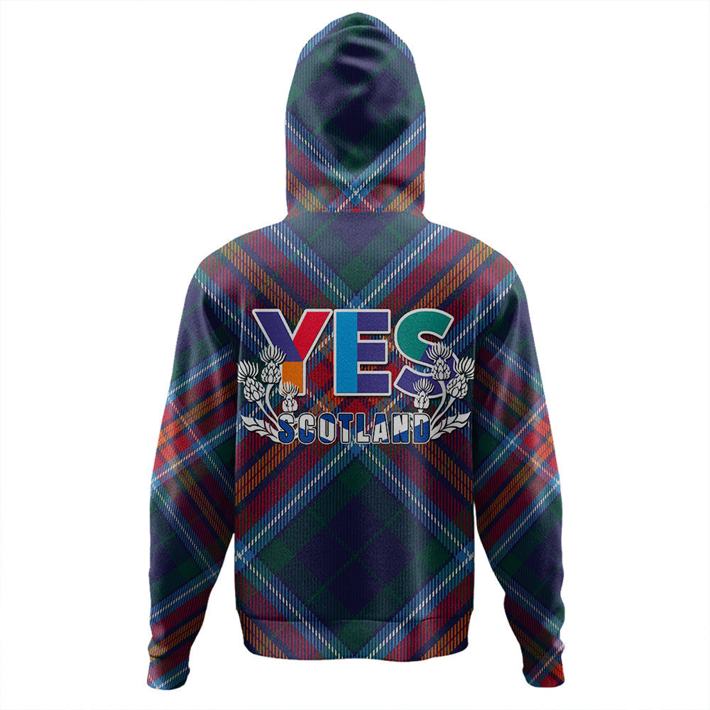 Scotland Tartan Yes Zip Hoodie 