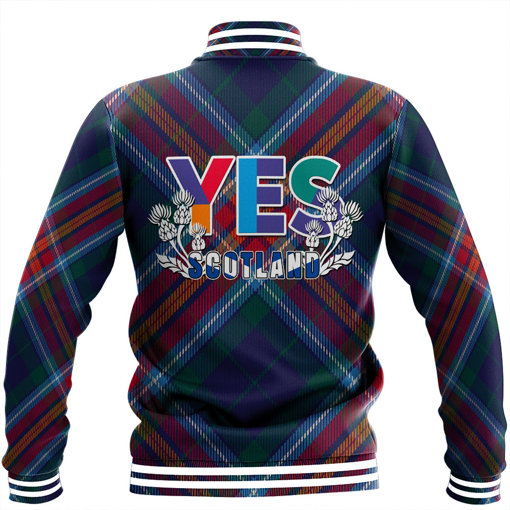 Scotland Tartan Yes Baseball Jacket 