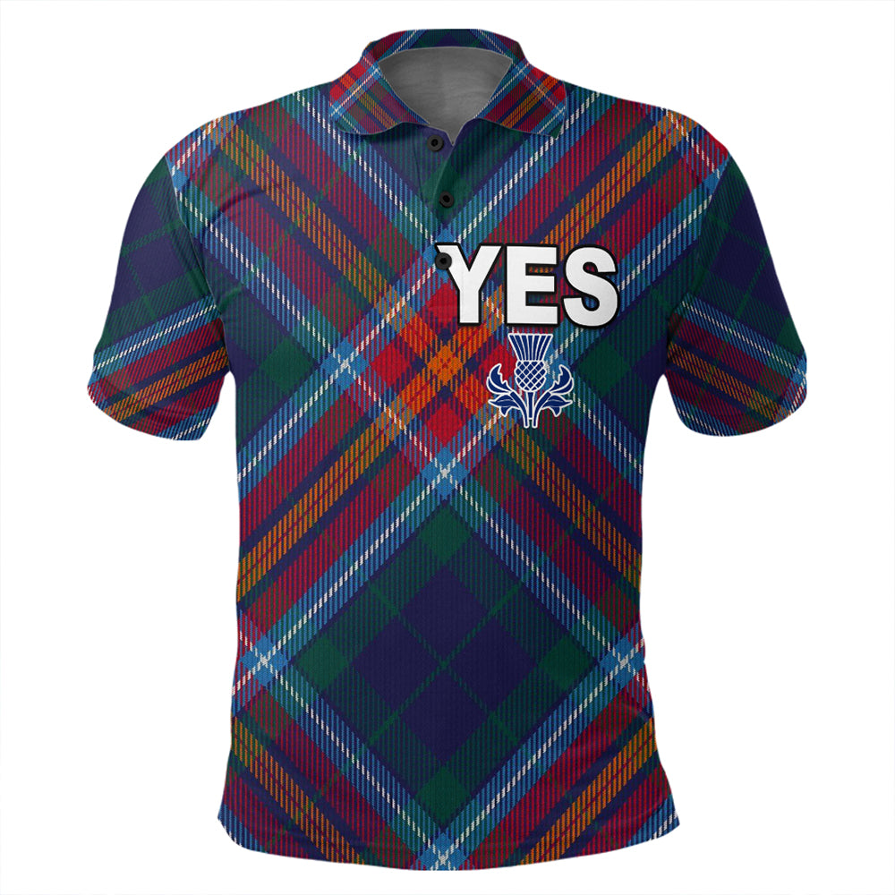 Scotland Tartan Yes Polo Shirt 