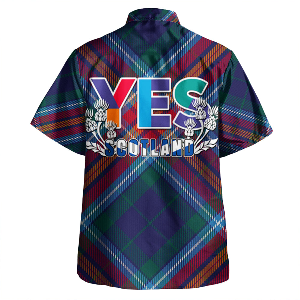 Scotland Tartan Yes Beach Shirt