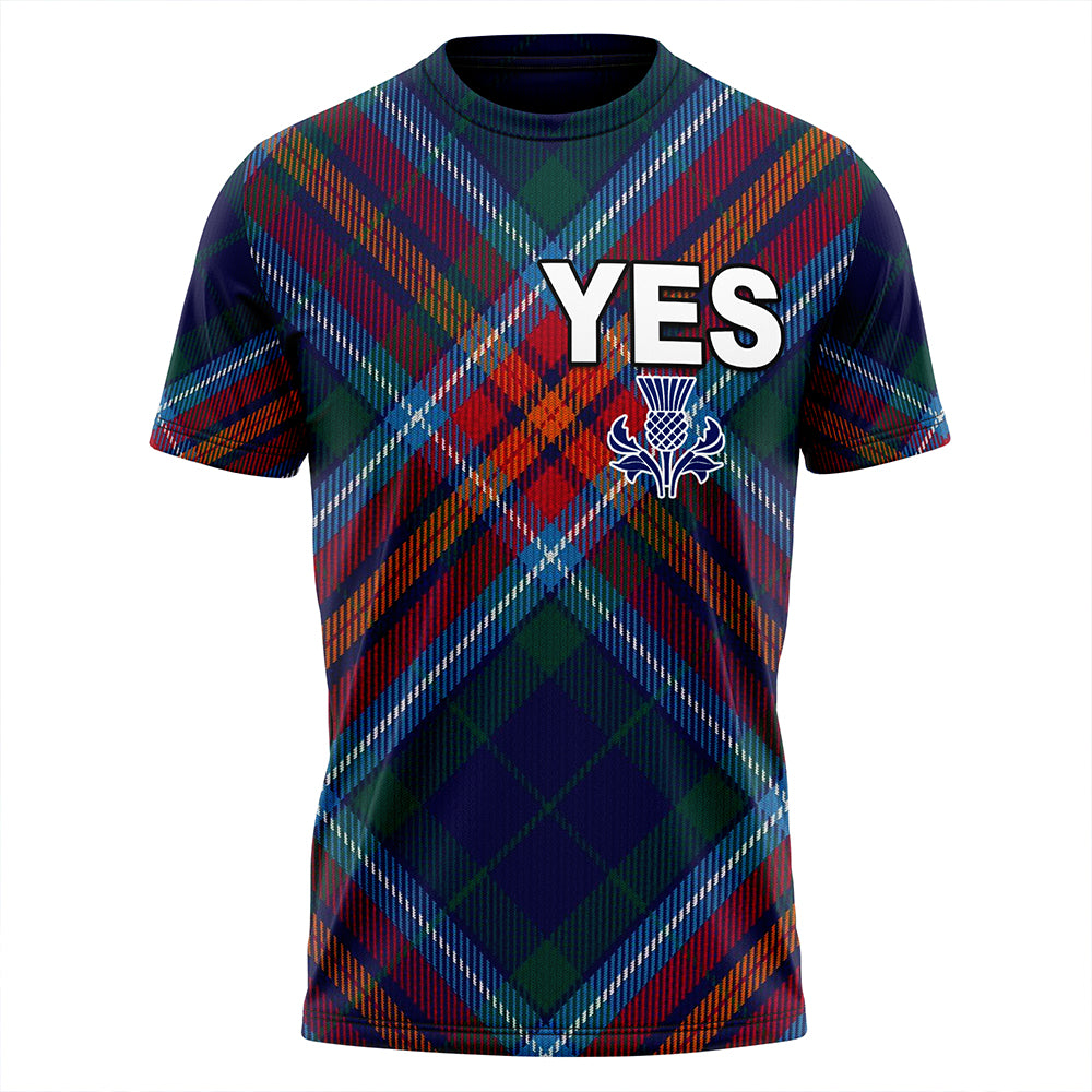 Scotland Tartan Yes T-Shirt | Celticprime.com