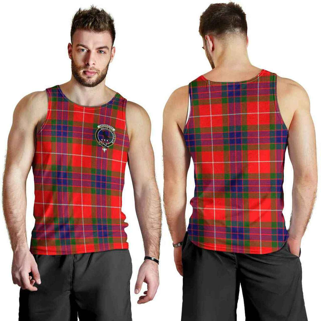 Abernethy Tartan Classic Crest Men Tank Top