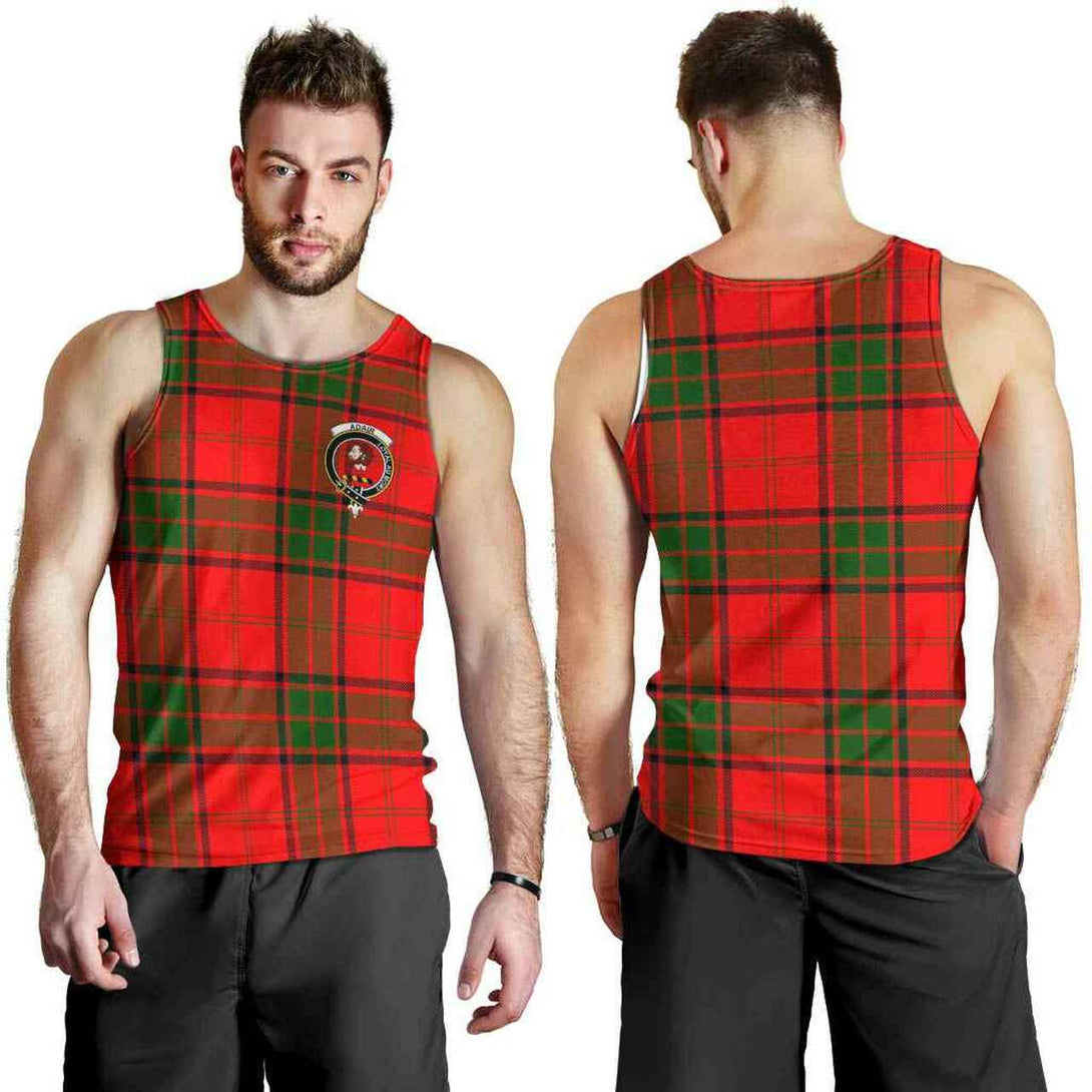 Adair Tartan Classic Crest Men Tank Top